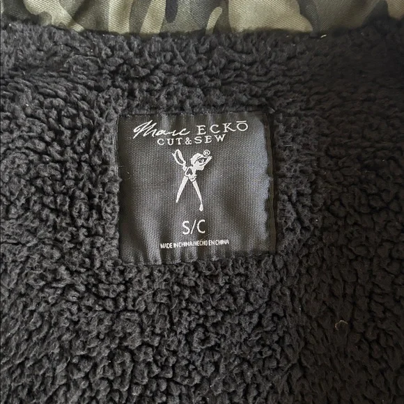 Marc Ecko Cut & Sew Men's insulated Camouflage Vintage 2000’s Y2K Jacket Size S - Picture 8 of 10